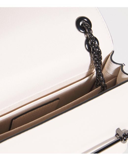 Strathberry Natural Mini Leather East/West Shoulder Bag