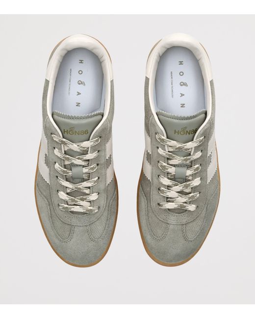 Hogan Green Suede Cool Sneakers