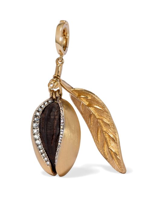 Annoushka Metallic Diamond And Ebony Mythology Almond Charm Pendant