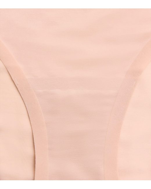 Wolford Natural Sheer Touch Tanga Briefs