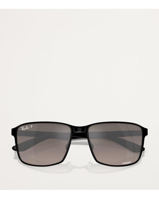 Ray-Ban Gray Metal Rb3721Ch Chromance Sunglasses