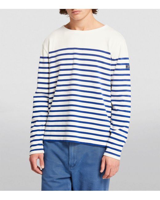 Polo Ralph Lauren Blue Long-sleeve Striped T-shirt for men