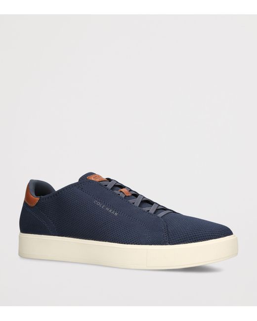 Cole Haan Blue Grandprø Luxe Slip-On Sneakers for men