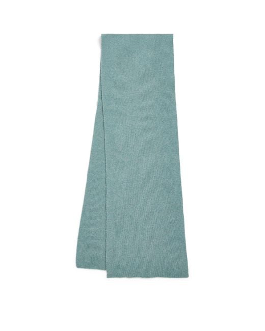 Le Bonnet Green Lambswool Classic Scarf for men