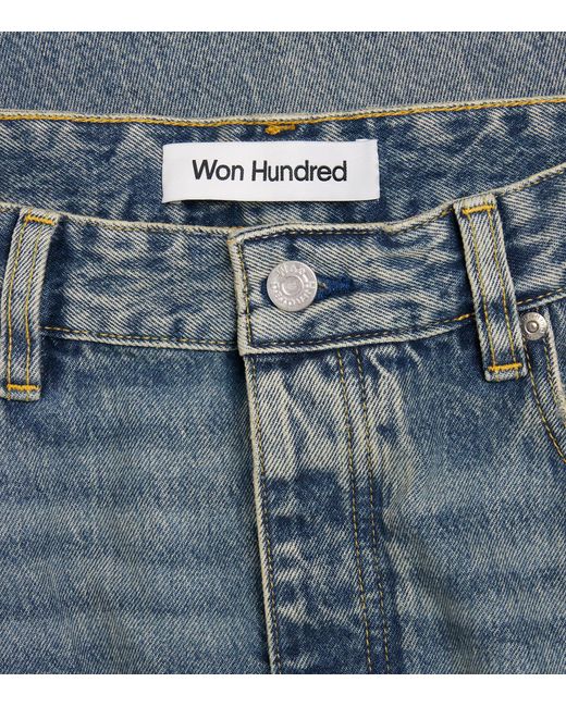 Won Hundred Blue Steve Relaxed Jeans for men