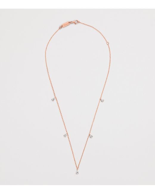 Harrods Metallic And Diamond Necklace