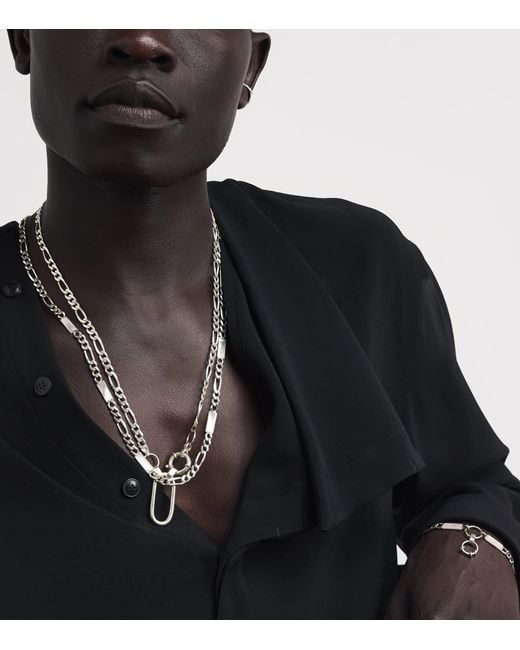 FYR Natural Sterling And Pearl Base Necklace for men