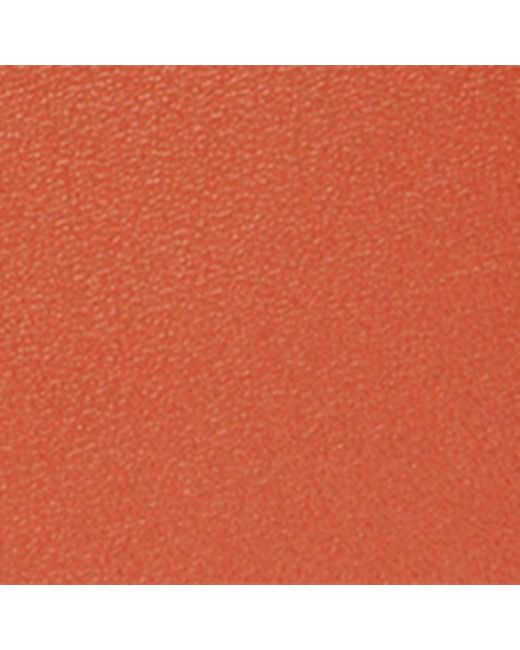 Loewe Orange Leather Knot Coin And Card Holder