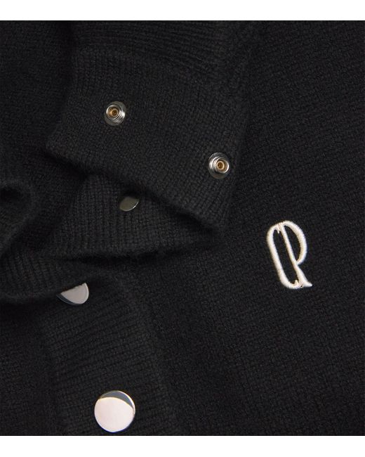 Claudie Pierlot Black Wool Embroidered Sweater Vest