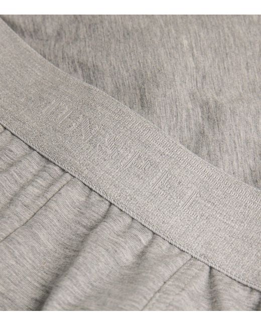 Sunspel Gray Stretch-Cotton Trunks for men