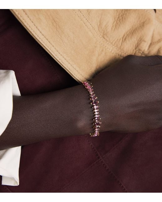 Emily P. Wheeler Red And Sapphire Arashi Bracelet