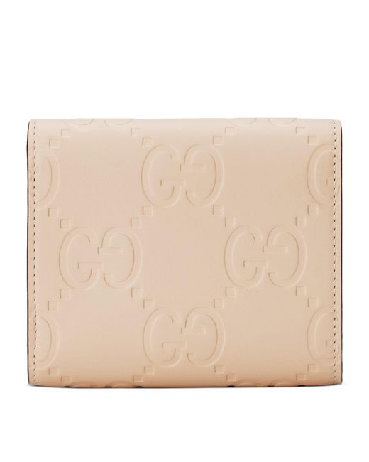 Gucci Natural Leather Gg Wallet