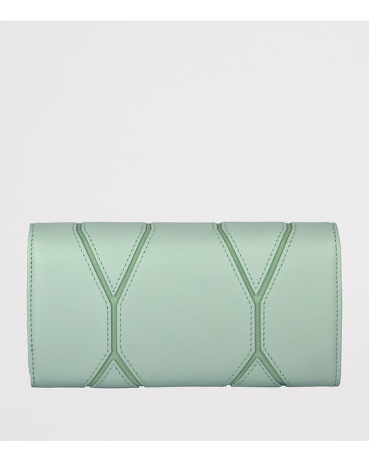 Chopard Green Leather Diamond Continental Wallet