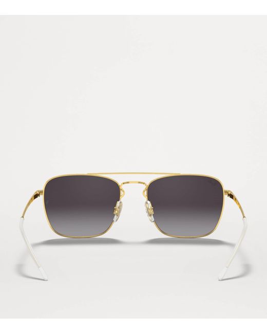 Ray-Ban Gray Square Sunglasses for men