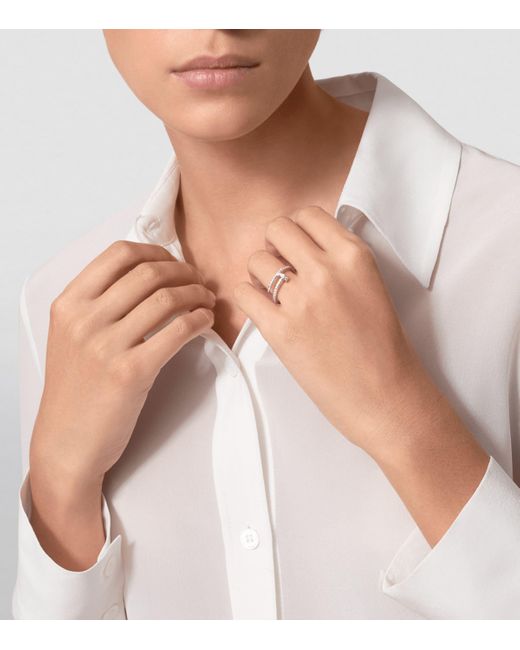 Cartier Metallic And Diamond Juste Un Clou Ring