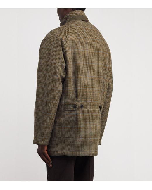 James Purdey & Sons Green Tweed Raglan Tom Field Jacket for men
