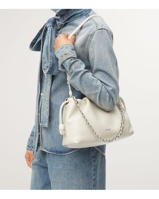 Loewe Natural Leather Flamenco Purse