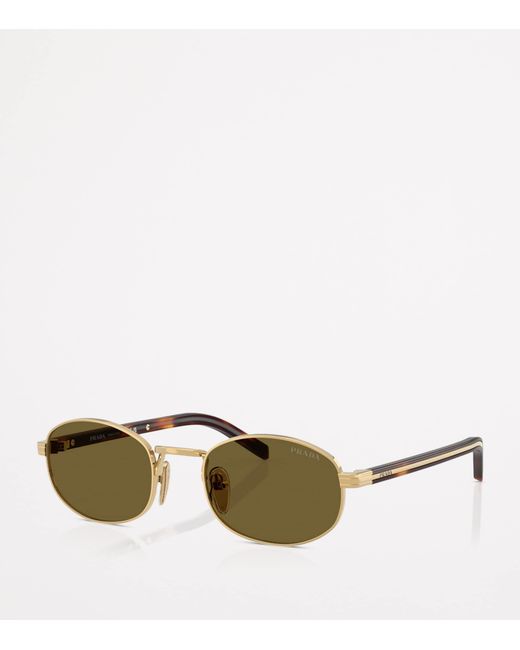Prada Green Steel Pr B53S Sunglasses