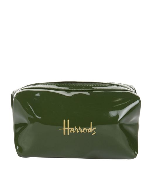 Womens Bags Makeup bags and cosmetic cases Harrods Synthetic Oxford Cosmetic Bag in Green 