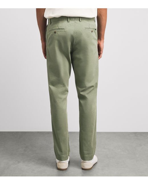 Polo Ralph Lauren Green Stretch-Cotton Jarrett Slim Chinos for men