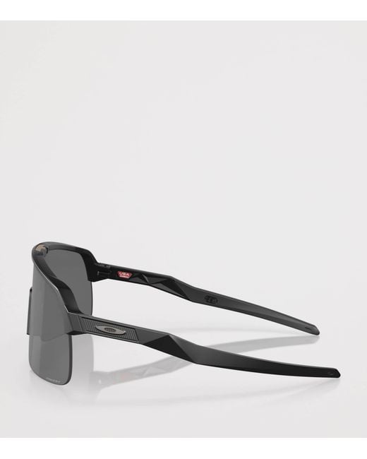 Oakley Gray Sutro Lite Shield Sunglasses for men