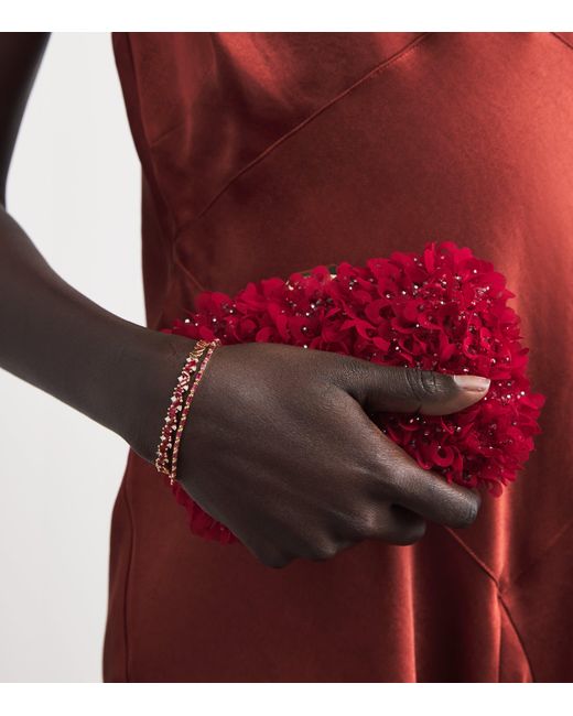 Suzanne Kalan Metallic Diamond And Ruby Frenzy Reborn Bangle