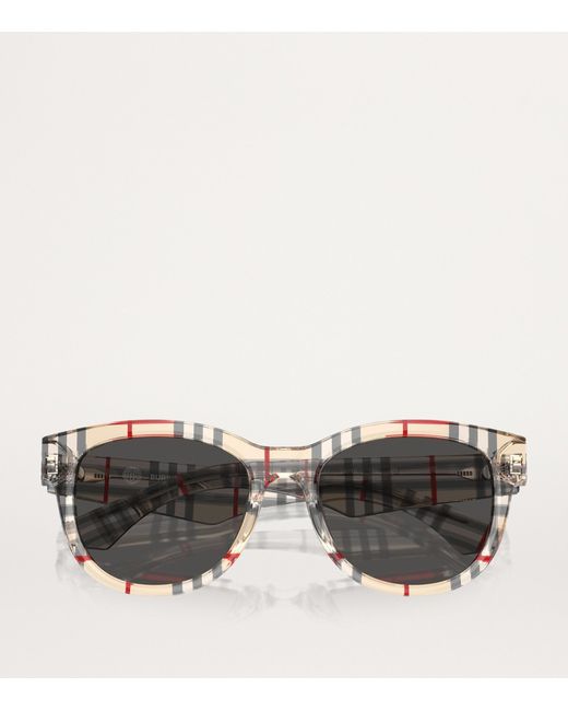Burberry Gray Acetate Be4432U Sunglasses