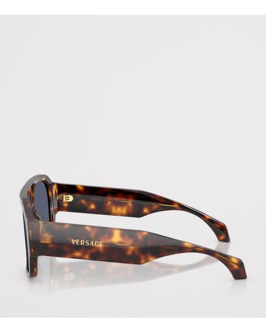 Versace Blue Acetate Ve4508U Square Sunglasses for men
