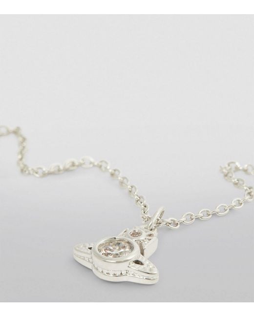 Vivienne Westwood White London Orb Necklace for men
