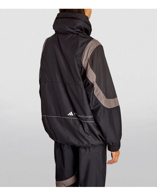 Adidas By Stella McCartney Black Oversized Track Jacket