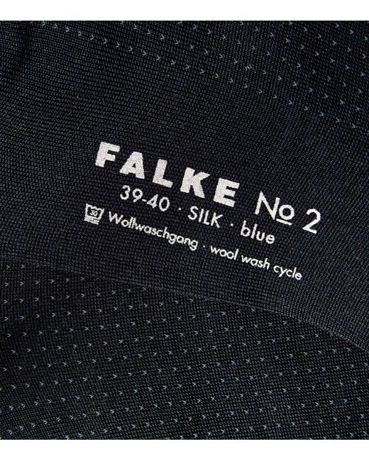 Falke Black Silk-Blend No.2 Socks