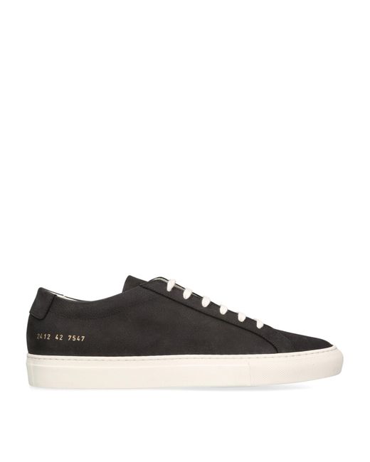 Common Projects Black Suede Low-top Achilles Sneakers for men