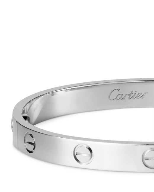 Cartier White Gold Love Bracelet