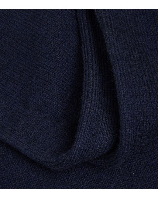 Rohe Blue Wool-cashmere Sweater Vest for men