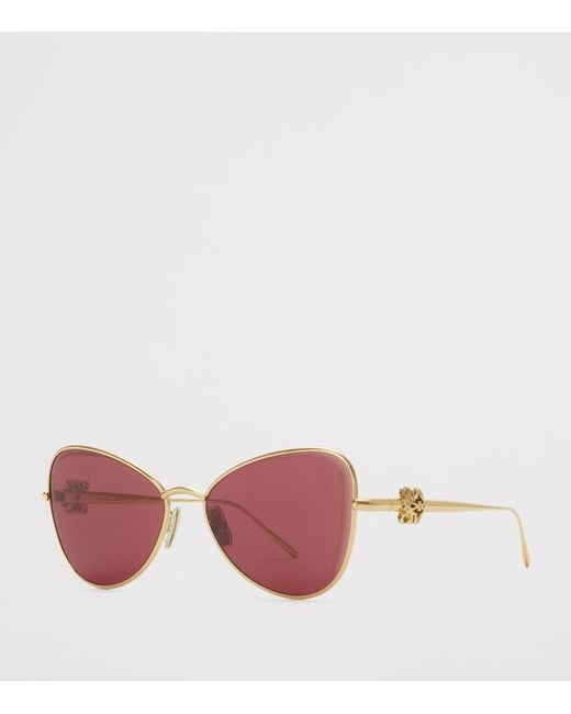 Loewe Pink Bombé Butterfly Sunglasses