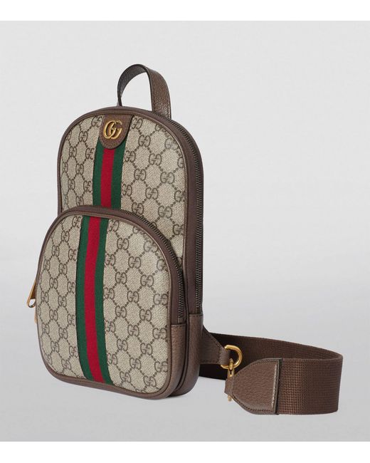 Gucci Brown Small Ophidia Gg Supreme Cross-body Bag