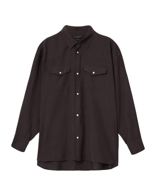 AllSaints Black Pickett Overshirt for men