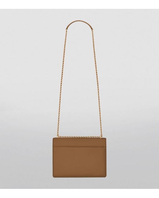 Saint Laurent Natural Medium Sunset Shoulder Bag