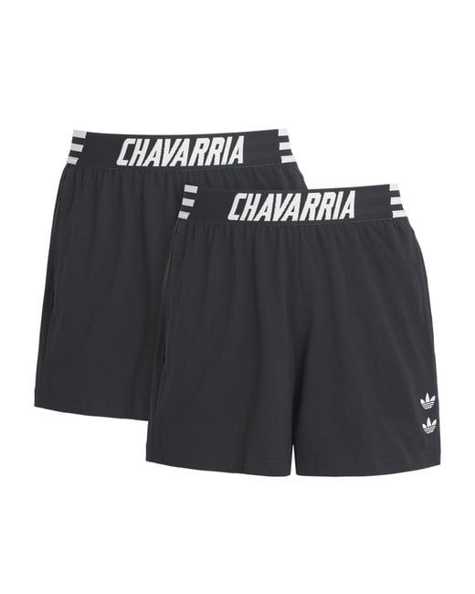 Willy Chavarria Black X Adidas Originals Boxer Shorts for men