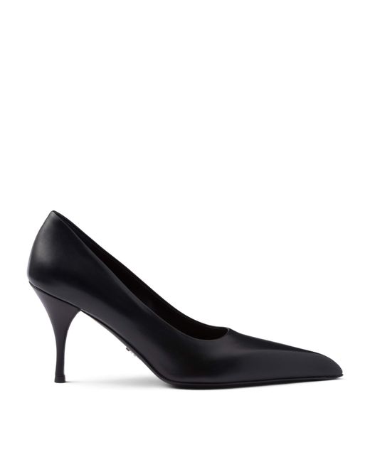 Prada Blue Leather Pumps 85