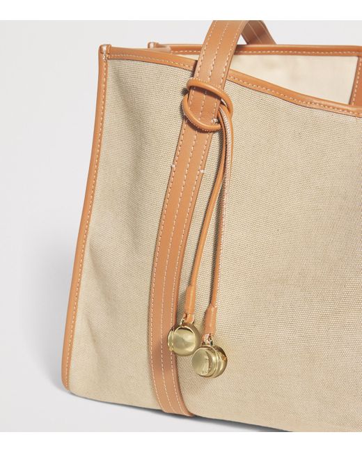 Sandro Natural Cotton Canvas Tote Bag