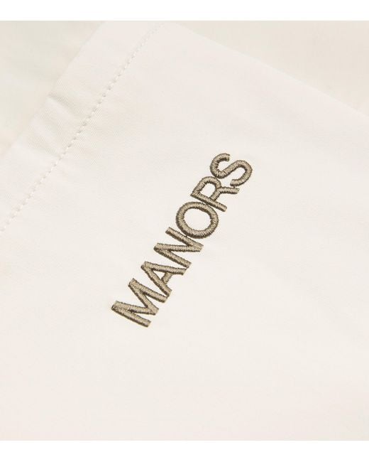 Manors White Water-Repellent Greenskeeper Chinos for men
