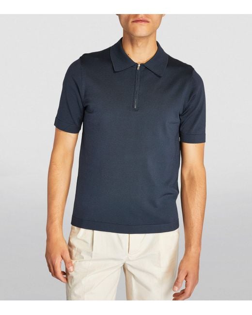 Sandro Blue Polo Shirt for men
