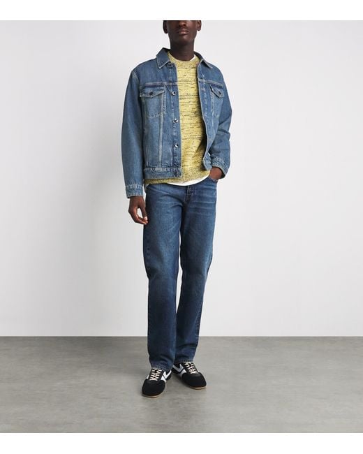 Rag & Bone Blue Denim Trucker Jacekt for men