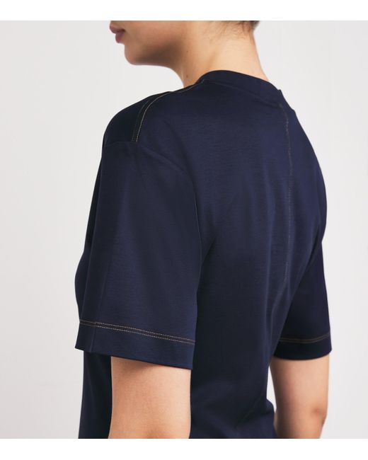 MAX&Co. Blue Jersey Midi Dress