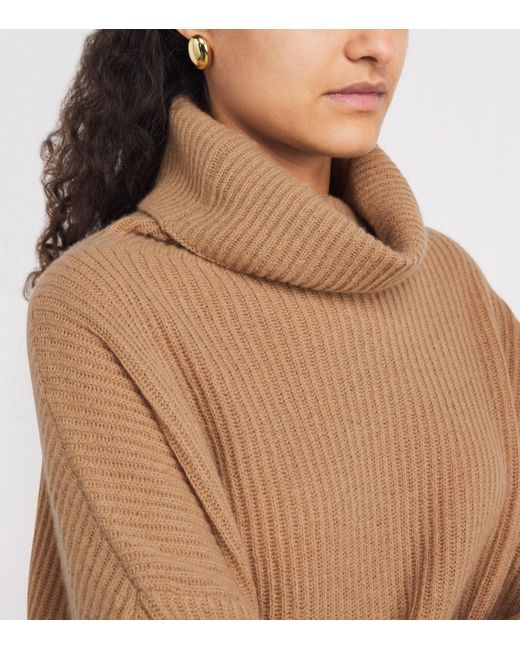 MAX&Co. Brown Cashmere Rollneck Sweater
