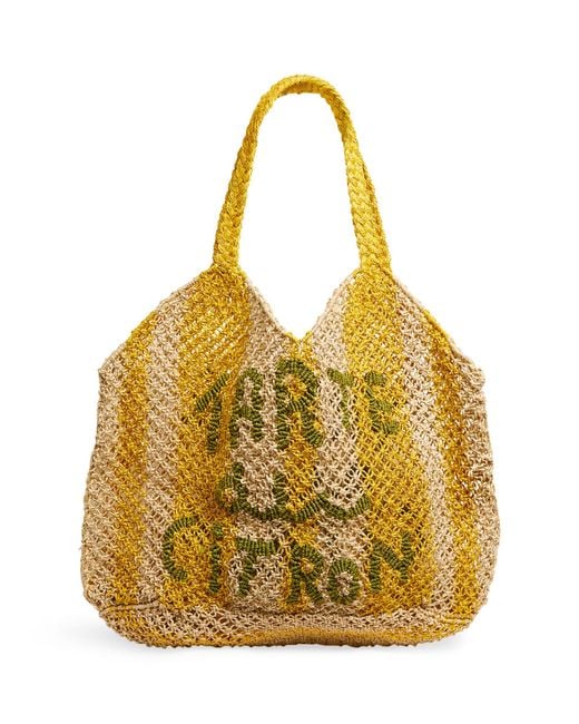 The Jacksons Metallic Tarte Citron Tote Bag