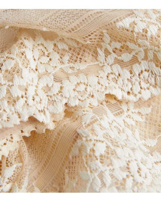 Wacoal White Embrace Lace Tanga Briefs