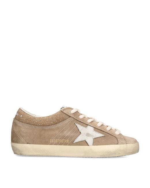 Golden Goose Deluxe Brand Natural Suede Super-Star Sneakers