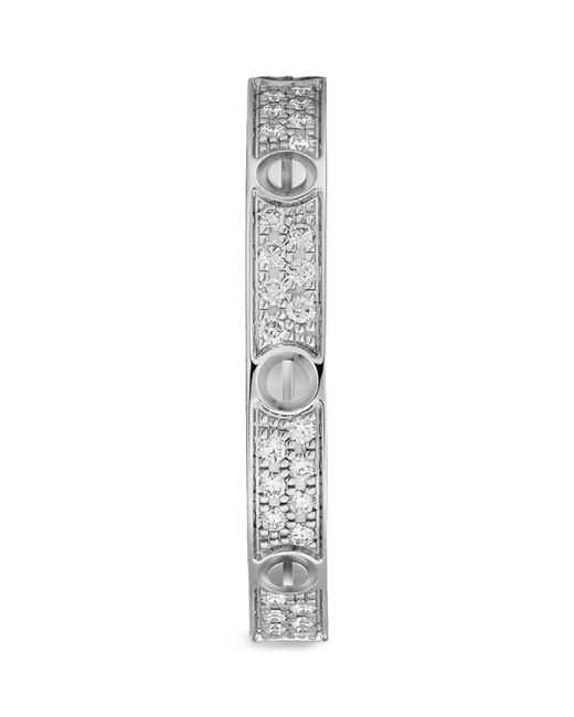 Cartier Metallic And Diamond Love Ring